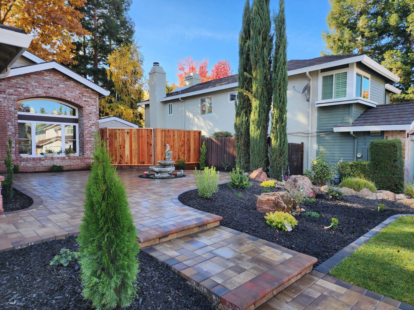 Reliable Landscaping completed hardscape and landscape project