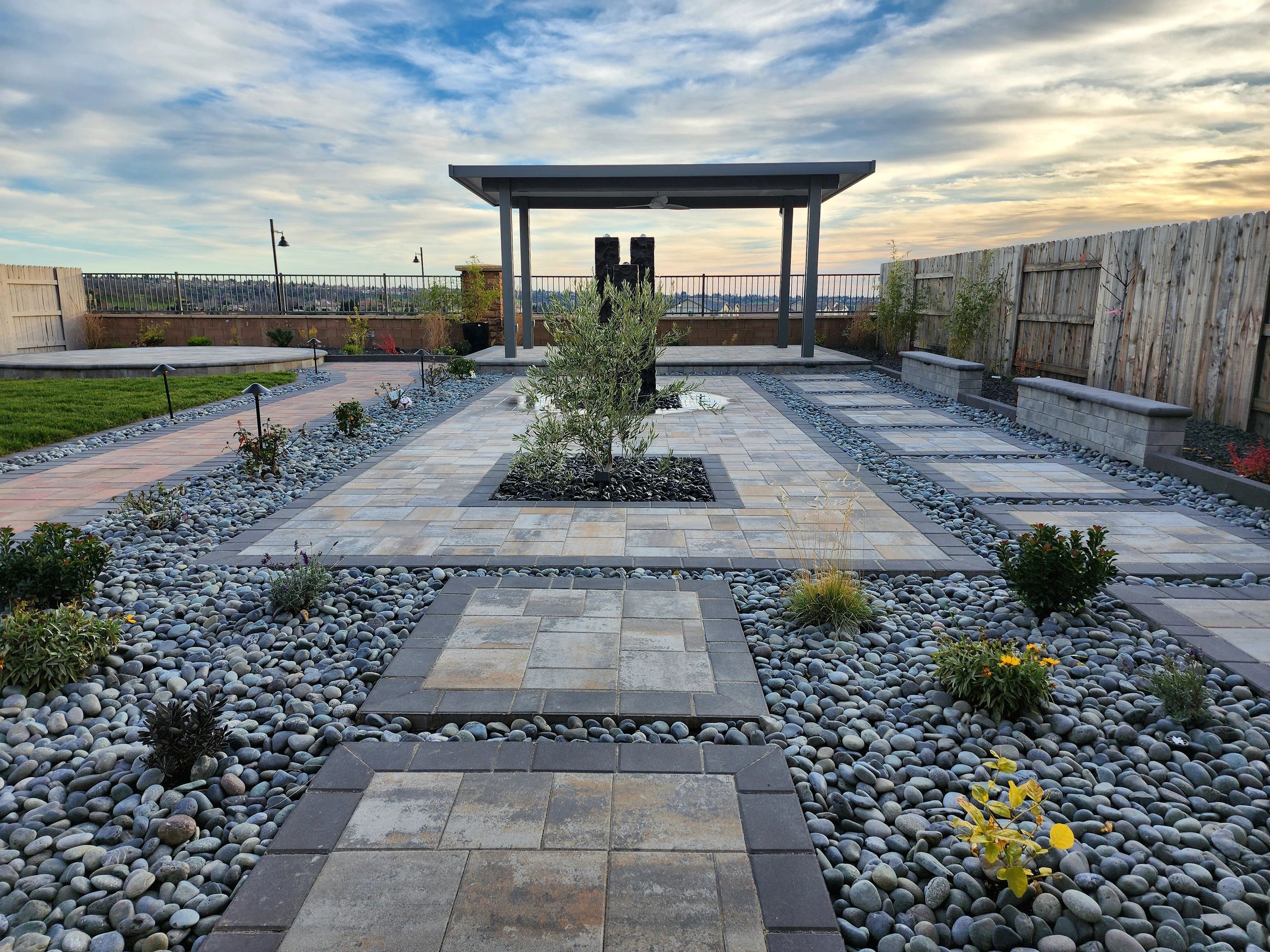 Reliable Landscaping completed landscape