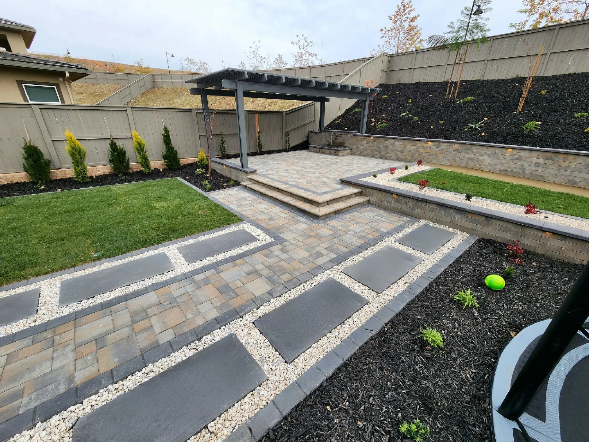Luxury landscape design-build project in Loomis, CA